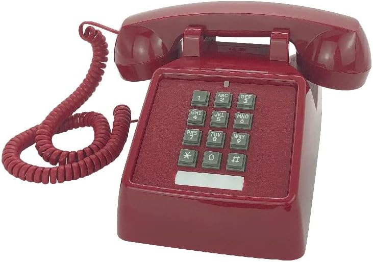 Telefones de toque telefônico com cordão XDCHLK com telefones terrestres altos tradicionais para idosos para idosos.