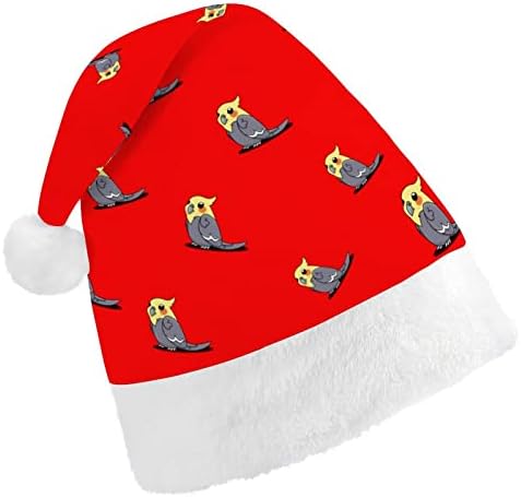 Capacitante fofo chapéu de natal engraçado Papai Noel Chapé