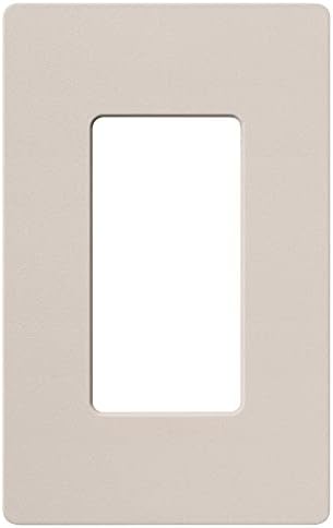 Lutron Claro 1 Gangue Decorator Wallplate, CW-1-WH-96, branco