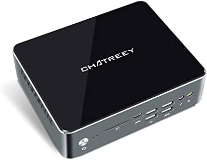 CharteEy Mini PC Intel Core i7 10510U Windows 11pro, 16 GB DDR4 512G NVME SSD Mini Desktop Computador, Suporte a 2,5 polegadas
