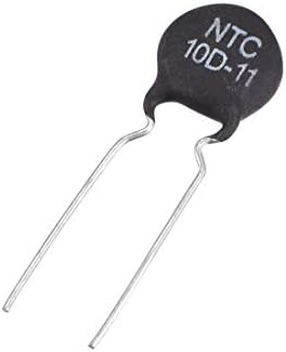resistores de termistores UXCELL NTC 10D-11 3A 10 ohm de sensores de temperatura do limitador de corrente de entrada de 10 ohm