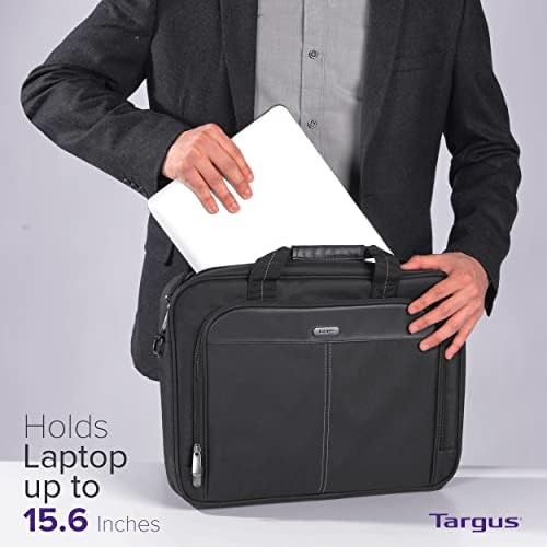 Lenovo - 2022 - Ideapad 3i - Computador de laptop essencial - Intel Core i5 12th Gen & Targus Laptop Bag - preto 15,6 Bedra de mensageiro clássico Slim, espaçosa, ergonômica