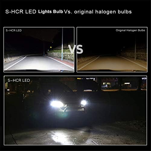 Iluminação alla s-hcr 9005 9006 faróis de LED lâmpadas combinação alta e baixa viga 10000lms xtremely super brilhante