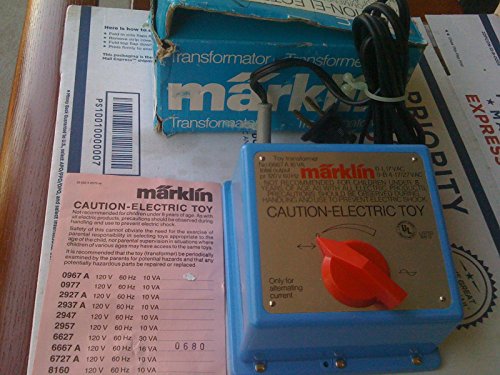 Marklin Ho Metal vintage Transformador analógico pesado 120Volt. - 16Volt.-AMP. Modelo 6667a