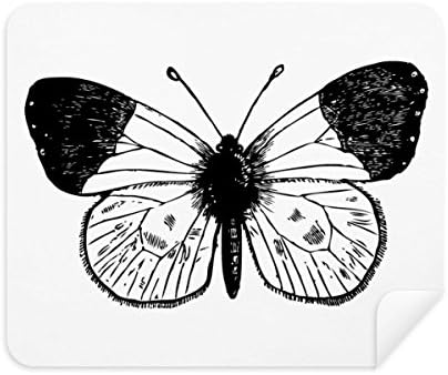 White Wings Butterfly Limpeza de pano Cleaner 2pcs Camurça tecido de camurça