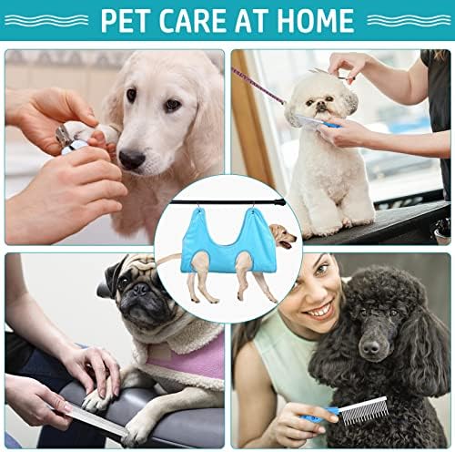 Arnês de rede de utensílios para gatos e cães, suporte para retenção de cães com estilingue para cuidar de cães, auxiliar com