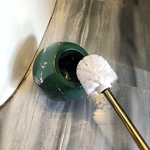 Escovas de vaso sanitário knfut e suportes ， pincel de maconha na base de textura de textura de mármore sem belas de banheiro