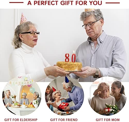 Presentes de aniversário de 80 anos Spenmeta para mulheres, homens - Idéias de 80 anos Presentes para mamãe, pai, tia