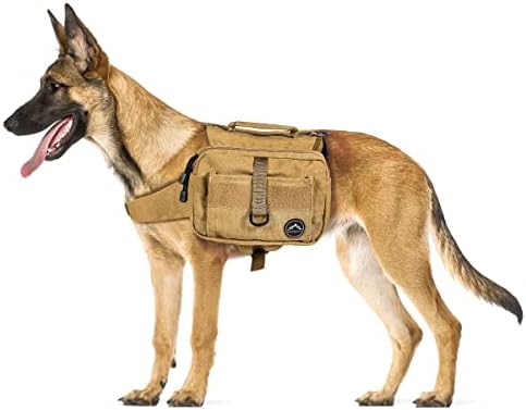 Mochila de cachorro ao ar livre do Himal para cães grandes, pacote de cães para camping para camping para camping, mochila com bolsos laterais e alça ajustável
