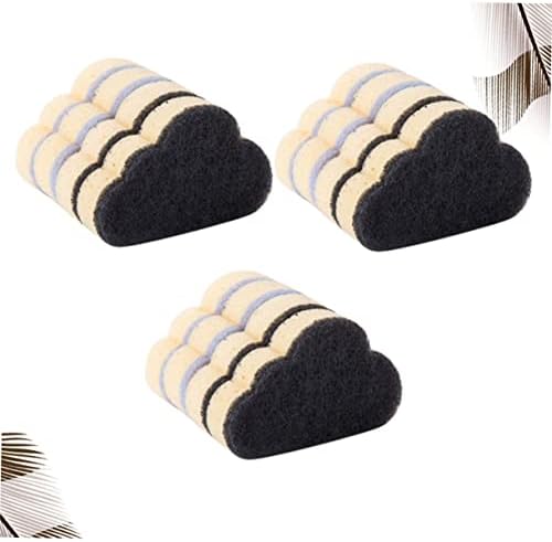 Luxshiny 12pcs Banheiro esfolia esponjas de microfibra esponja de esponja de esponja esponja esponjas escovas escovas