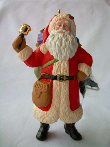 Ornamento de lembrança da Hallmark Merry Olde Santa 4 na série 1993