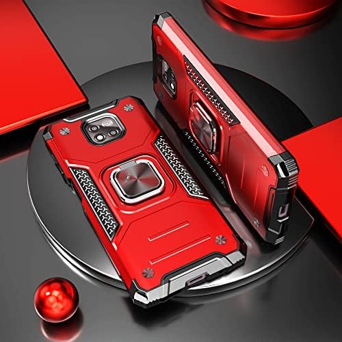 Idystar Moto G Power 2021 Caixa com protetor de tela, Absorção de choque Teste de gota durável pesada Teste fino com tampa de telefone