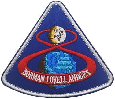 Missões da NASA Apollo apollo 8 Armadband tática Bordado Bordagens Badges Moral Tactics Military Bordery