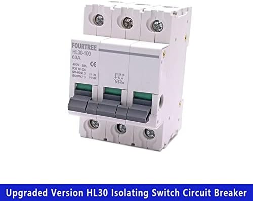 Interruptor principal de gruni 1pcs hl30 isolador de iSolador função doméstica Desconector isolador 1p 2p 3p 4p 32a