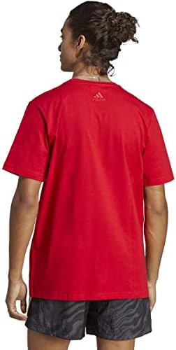 Camiseta Big Logo de camisa de camisa de camisa essencial da Adidas Men.