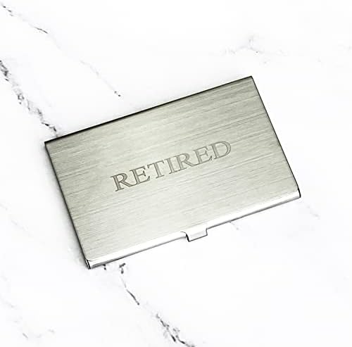 RXBC2011 Cartões de visita aposentados Presente de aposentadoria engraçado para homens aposentados Mulheres colegas colegas