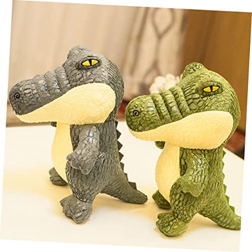 Toyvian simulado crocodilo de brinquedo de pelúcia para crianças brinquedos de pelúcia para crianças travesseiros de brinquedo