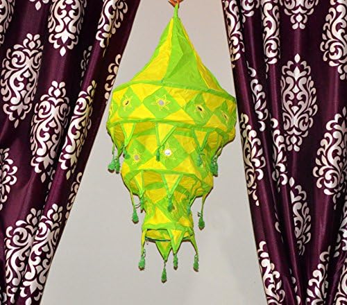 Belas lâmpadas indianas tradicionais de pendura