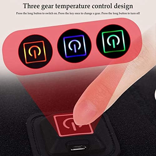 Joelheiras elétricas de Walnuta respiráveis ​​confortáveis ​​aquecimento USB de joelho aquecido até joelhos quentes confortáveis ​​e resistentes ao desgaste