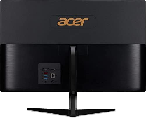 Acer 2022 Aspire 24 polegadas FHD All-in-One Intel Core i3-1215U 12 GB DDR4 256GB SSD + 1TB HDD WiFi 6 Bluetooth RJ45 HDMI USB-C
