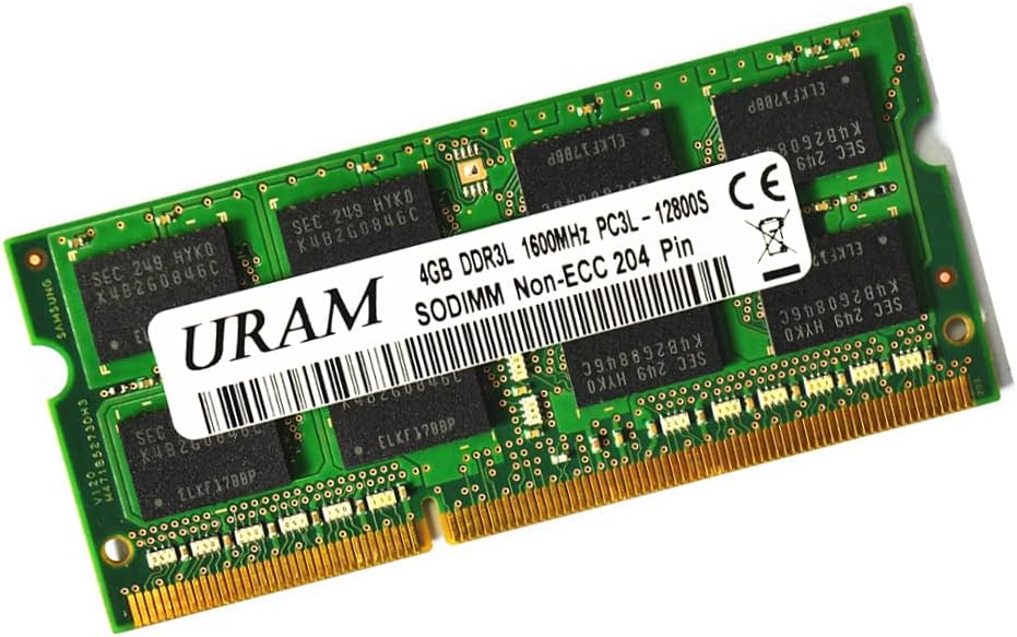 Memória do laptop URAM 4GB DDR3 DDR3L 1600MHz PC3L-12800 1.35V SODIMM HYNIX IC RAM Módulo para Apple IMAC 2012-2015, Mac Blue