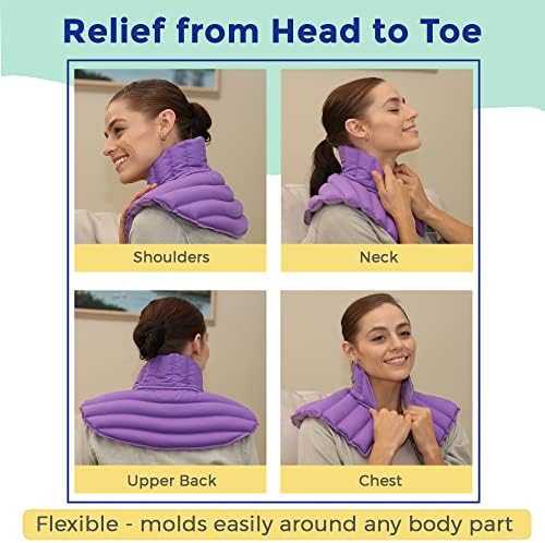Minha almofada de aquecimento Microwavable Ncond e ombro PLUS - almofada de aquecimento do pescoço, relaxador de pescoço