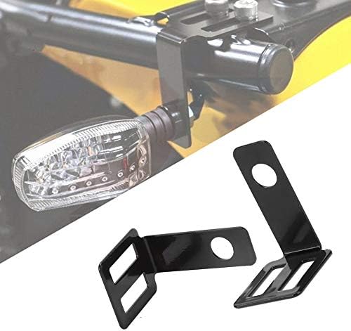 Signal de giro Suporte de luz, Universal Metal Iron Motorcycle traseiro Indicador de sinal de luz Luz de montagem Lâmpada