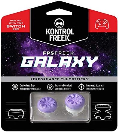 Kontrolfreek FPS Freek Edge para Nintendo Switch Pro Controller | Tomeiro de desempenho | 1 arranha-céus convexo, 1 arranha-céu