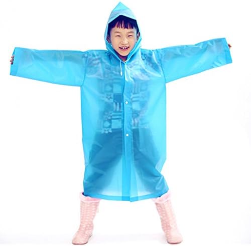 Galaoma 2pcs Kids portátil Rain Reutilable Poncho Crianças Capatos de Raining Sporting Traveling