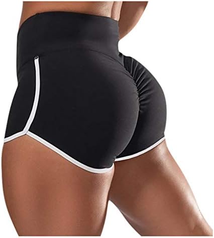 Jofow Slip Bike Workout Capris Compression Yoga Leggings Women shorts shorts ioga de ioga para mulheres na cintura alta curta