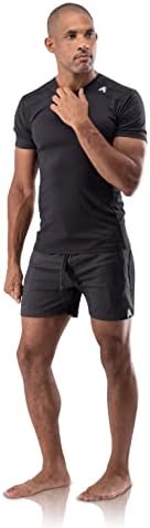 Anthem Athletics Dominance Shorts de Bodybuilding Men 3 5 5 polegadas Pocket Zipper - Treinamento de treinamento Ginásio de levantamento de peso