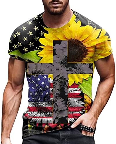 Camiseta atlética de zdfer masculino masculino camisetas patrióticas americanas camisetas