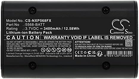 Zenander 3.7V 5568 Batt Substituição de bateria para Nightstick XPR-5568 5566 5568 XPP-5566
