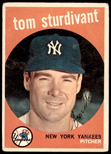 1959 Topps 471 Tom Sturdivant New York Yankees Good Yankees