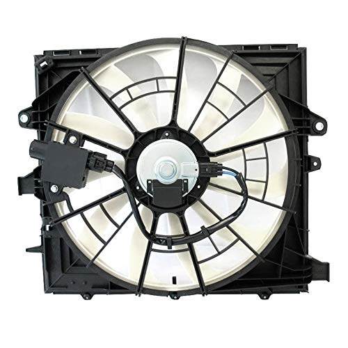 Ventilador de resfriamento rareelétrico compatível com Cadillac ATS Coupe 2.0L 3.6L 2015 pelo número da peça 23190331 84001484 GM3115283