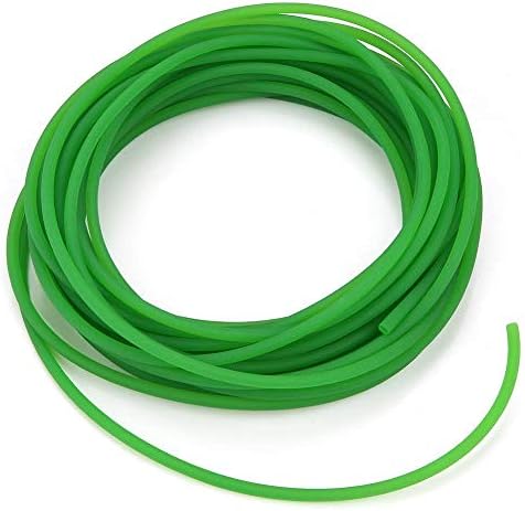 Cinturão redonda de poliuretano, cinto redondo de poliuretano PU de superfície verde para transmissão de acionamento