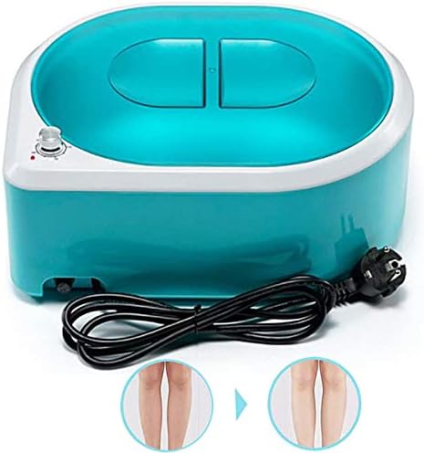 Banho de parafina NSWD, para Skin Salon Spa, Máquina de Cera parafina para hidratação e calmante pele, com 1 placa de isolamento e 1 pincel, azul, 265W