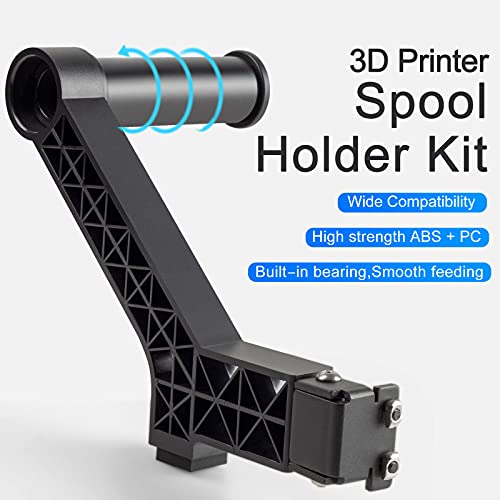 Kit de atualização do suporte de filamento rotativo do filamento de credição original suporte de impressora 3D embutido para Ender 3, Ender 3 v2, Ender 3 Pro, Cr10, Ender 5, Ender 5 Pro, Ender 3 Neo, Ender 3 V2 IMPRESSÕES 3D