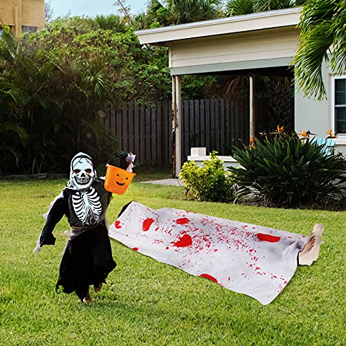5 pés de comprimento atrás do túmulo cadávero morto Halloween Partes do corpo de Halloween 65,5 pés de fita de segurança