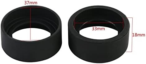 Acessórios para microscópio 2pcs/conjunto de 34 mm de diâmetro de capa de ocular guardas para consumíveis de laboratório de