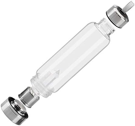 Chezmax quartzo garrafa de água de água garrafas de água com cristais de rosa garrafa de água com centro de cristal natural mutável