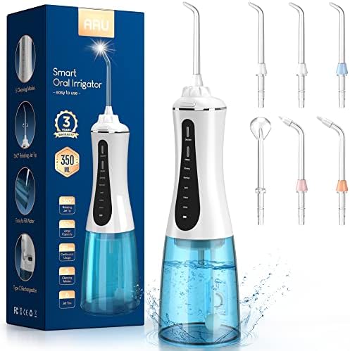 FLOSSOR DENTAL DO ÁGUA PARA DEIMOS IRRIGADORES ORAL RECARECIDADOS E PORTÁVEIS COM IRRIGADOR OAL Recarregável com 350 ml 5 modos