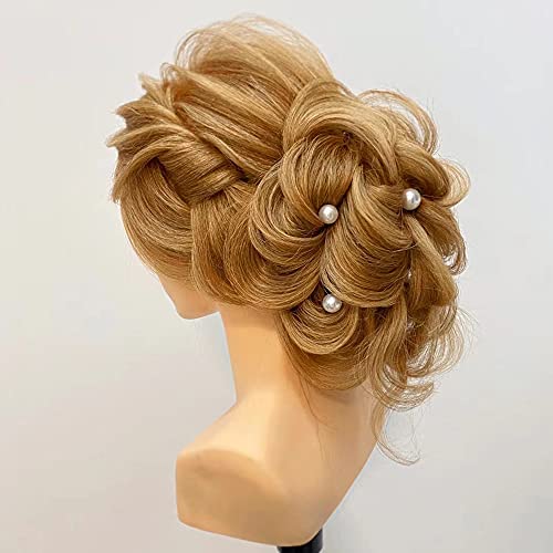 OMC 02 Human Hair Mannequin Cabeça com ombro 22 polegadas Cabeça de cabeleireiro Cabeça Manikin Cosmetology Head para estilo de cabelo e treino Practice #8 Color