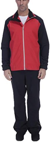 Fit Space Space Waterperme Golf Rain Suits for Men Performance Jackets e calças para todos os esportes