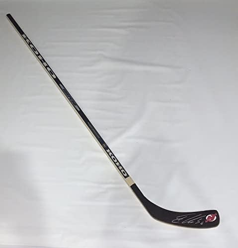 Erik Haula assinou Hockey Stick New Jersey Devils autografado - Sticks NHL autografados