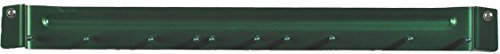 Esparta 4073509 Rack de escova de alumínio do espectro, 17 de comprimento para armazenamento, 17 polegadas, verde,