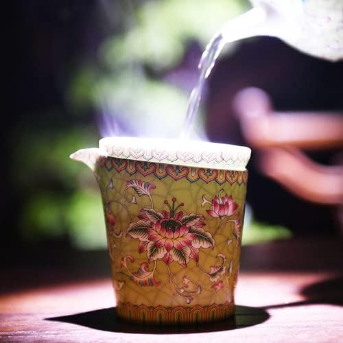 Paynan 220ml Jingdezhen Ceramic Fair Copo Kung Fu Conjunto de Tea Acessórios Cerimônia de chá do chá