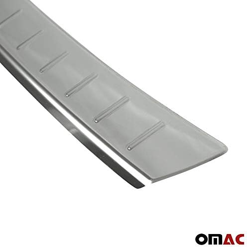 OMAC Protetor de soleira do guarda-choques traseiro para Mercedes Benz E Classe W213 Sedan -2023, aço inoxidável, Chrome