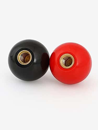 5pcs vermelho preto cor de cobre/núcleo de baquelita/ferro a alavanca de bola de nádega de ferro.