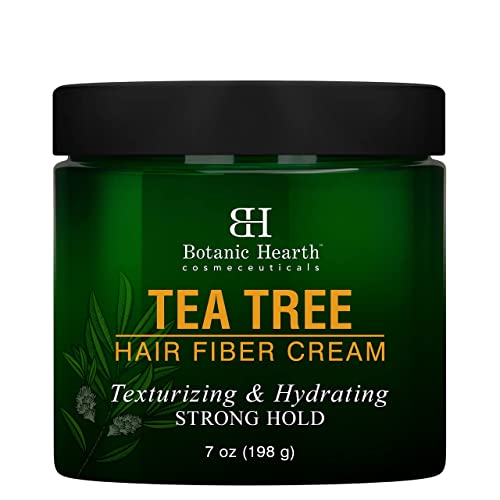 Botânico Hearth Tea Tree Tree Shaping Cream e Tea Tree Fiber Cream pacote